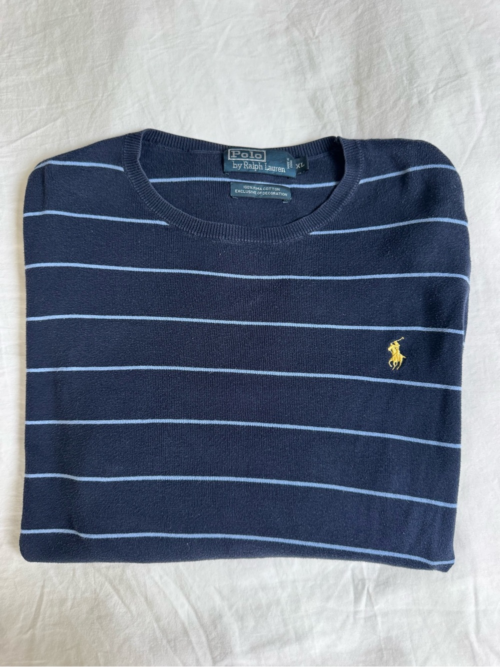 vintage silver tag Polo crewneck sweater